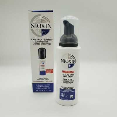 NIOXIN 6 Scalp & Hair Treatment 3.38oz Chemically Treated Progressed Thinning