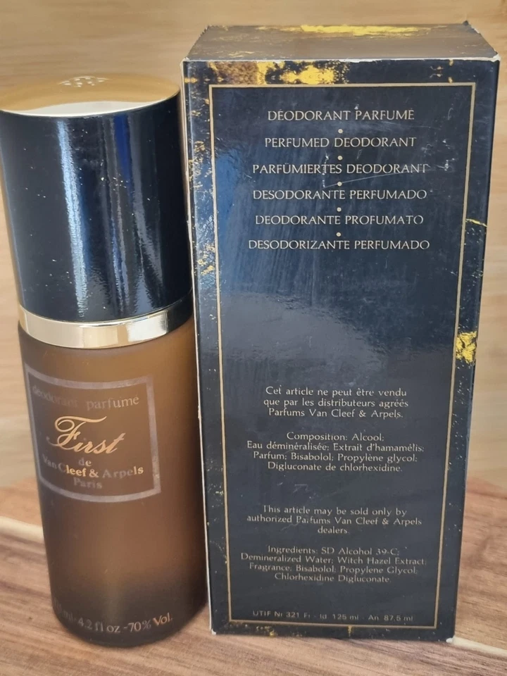 First de Van Cleef & Arpels Perfumed Deodorant 125ml Spray, Vintage Fórmula. - Imagen 2 de 3