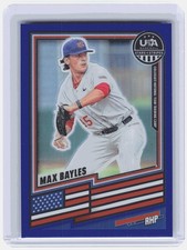 2026 Panini Stars and Stripes Prizm Max Bayles #169 Blue 288/299