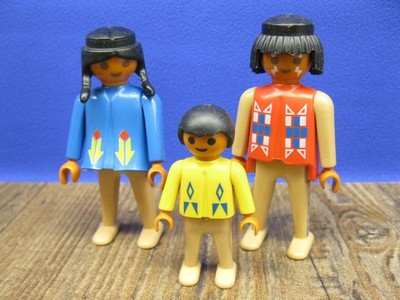 Indianer Familie Figur Native American Western Playmobil PF138