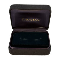 Tiffany & Co. Schmuck Ohrring Box ohne Umkarton Farbe Schwarz Original