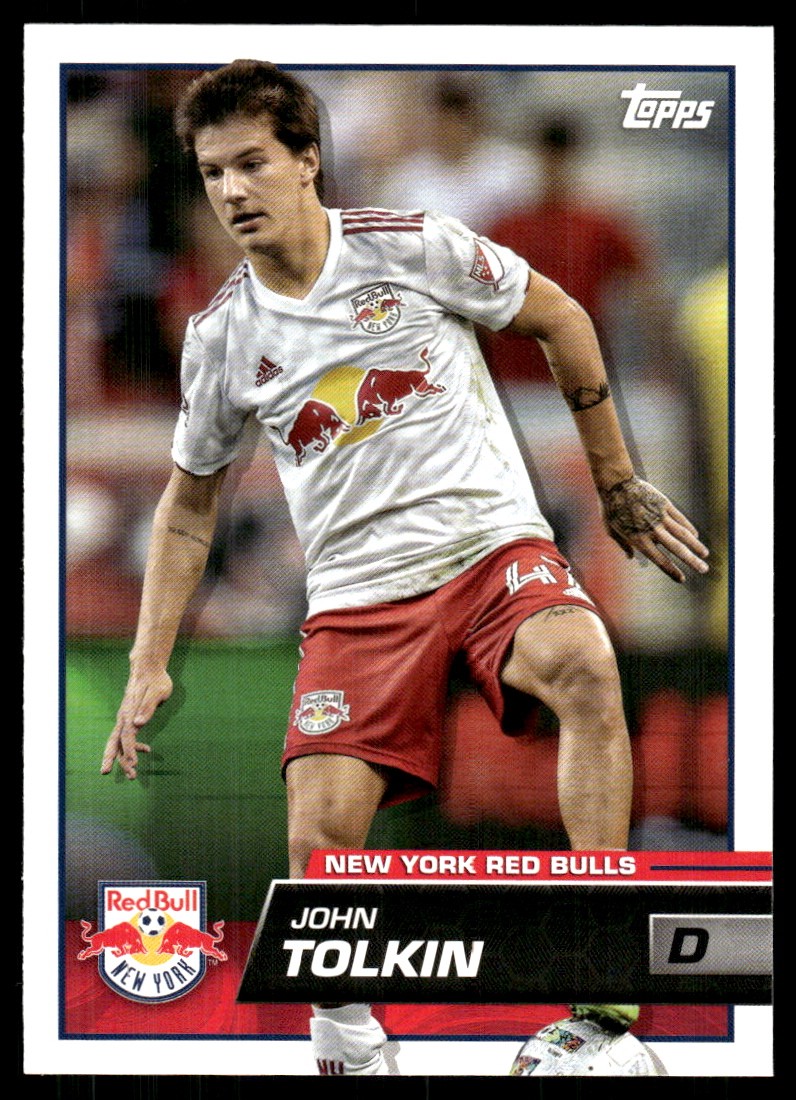 John Tolkin 2023 Topps MLS #60 New York Red Bulls AutographDen
