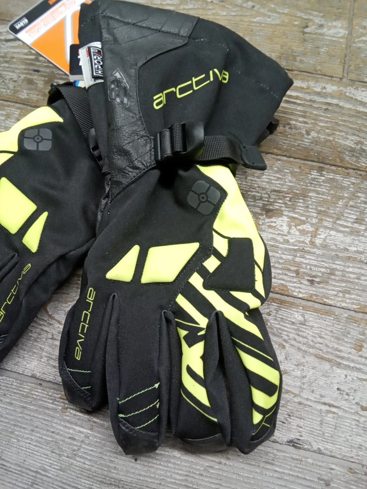 Arctiva Mens Ravine S8 Insulated Snowmobile Gloves High-Vis XL 3340-1185 - Imagem 2 de 4