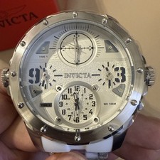 Invicta 50217 Coalition Forces Sniper Silver/White Dial 50mm Steel Men's Watch