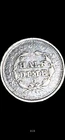 1857 Seated Liberty Half Dime Silver Coin New Orleans Mint