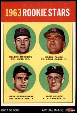 1963 Topps #54 Dave DeBusschere Rookie Stars III 7 - NM