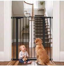 41 Extra Tall Baby Gate for Stairs 29.7-40.6" Wide Dog Gate