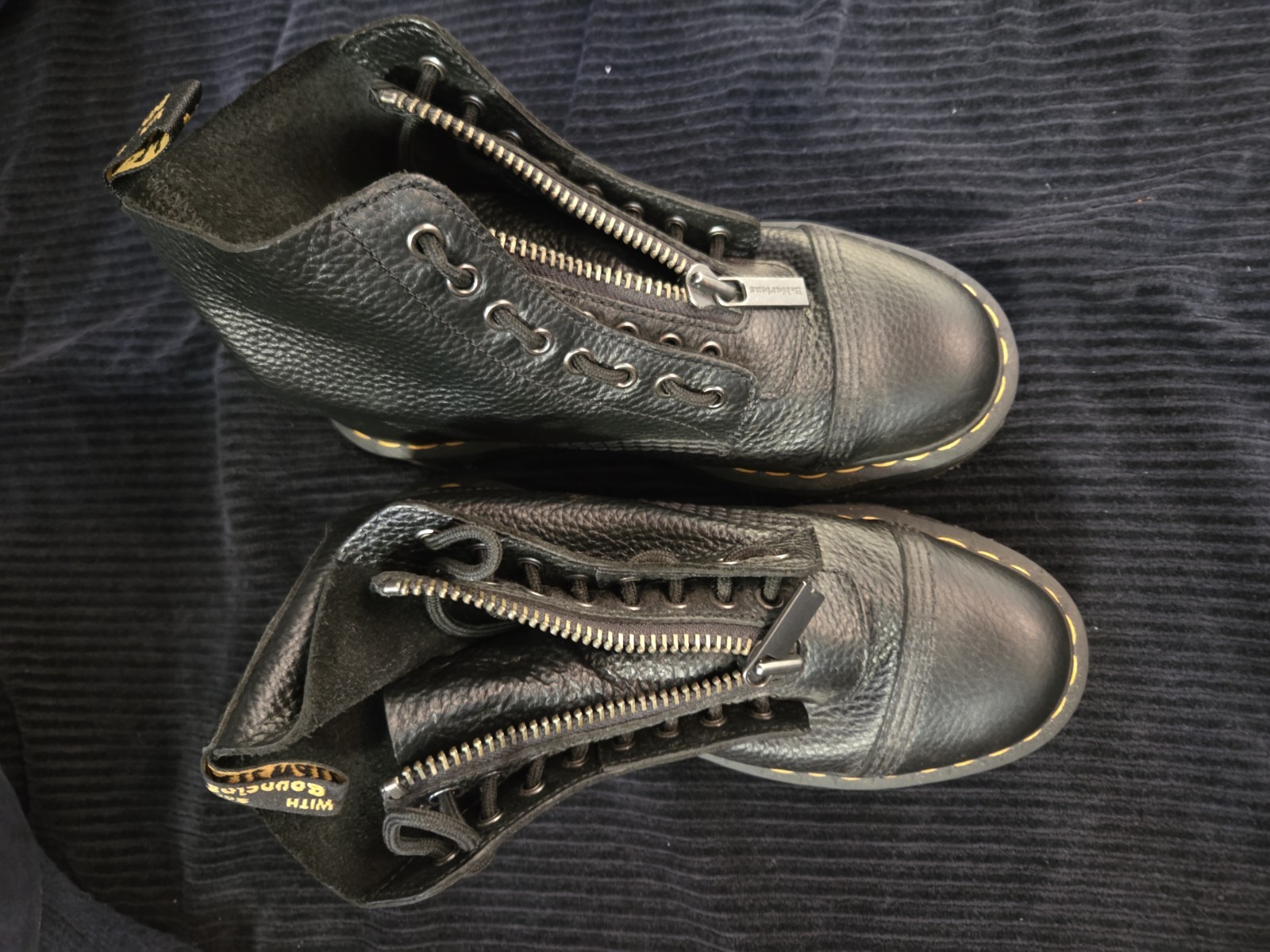 Dr. Martens Sinclair Women's Milled Nappa Leather Boots - Black image 2