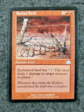 Magic the Gathering MTG Barbed Field (83) Prophecy   VERY LP (DS3D1L6)