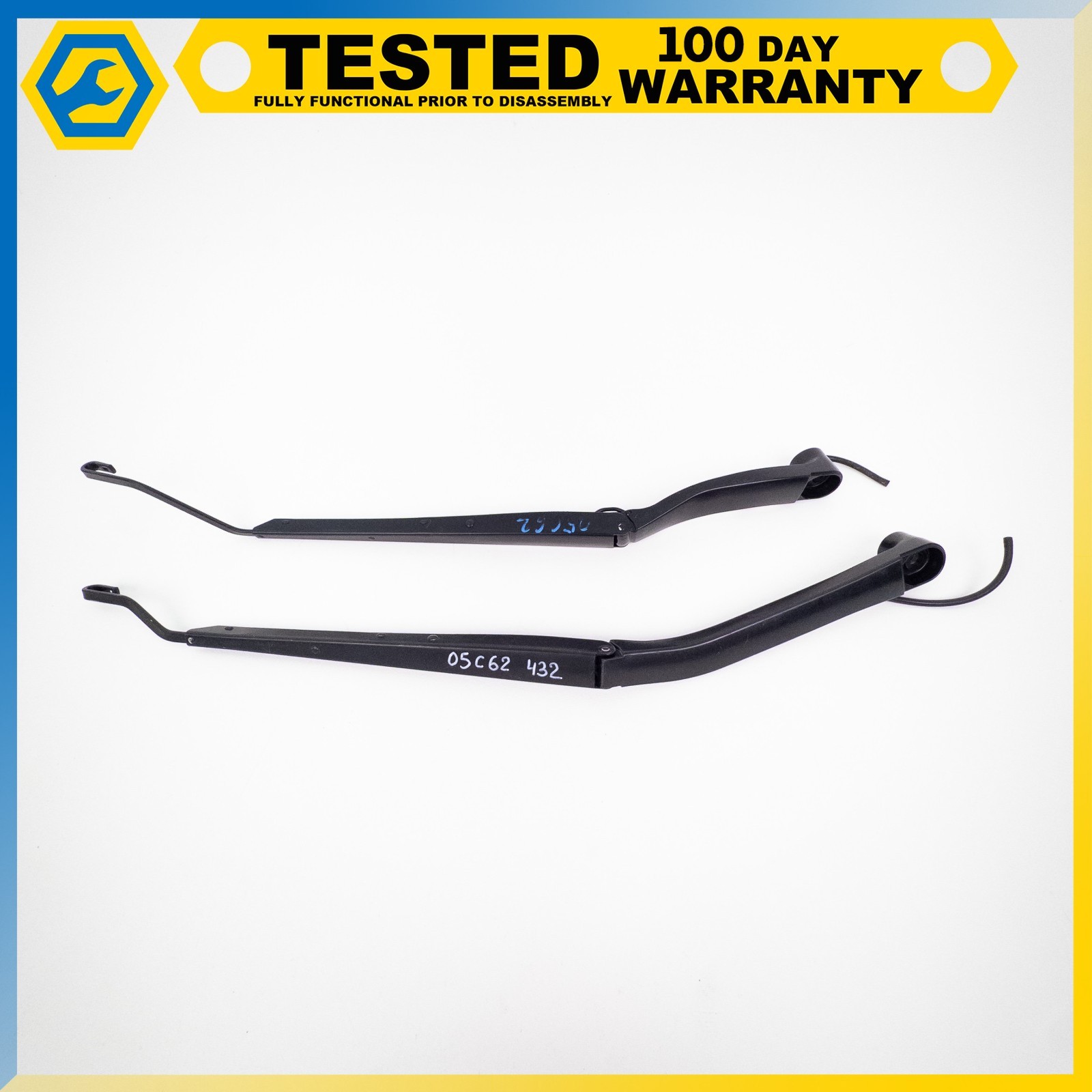 05-13 CHEVROLET CORVETTE C6 FRONT LEFT RIGHT WINDSHIELD WIPER ARM BLADE SET OEM