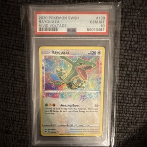 レックウザ RAYQUAZA アメイジングレア 056/076 psa10 PSA 10 Rayquaza A 056/076 Legendary Heartbeat Amazing Pokemon Card