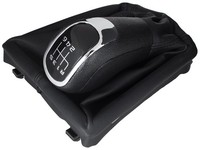 Skoda Octavia II 09-12 Schaltknauf + Schaltmanschette Mit Rahmen 6-Gang