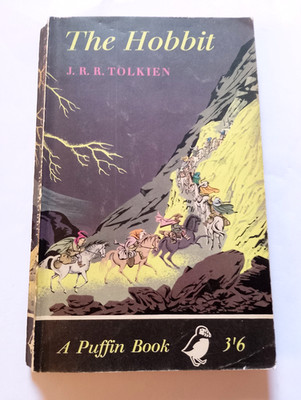 The Hobbit - J.R.R. Tolkien - 1st UK paperback, Puffin Books, 1961
