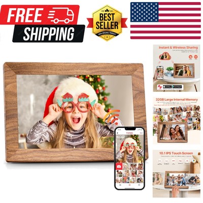 Frameo 10.1'' WiFi Digital Picture Frame - 32GB with Touch Screen for Memories