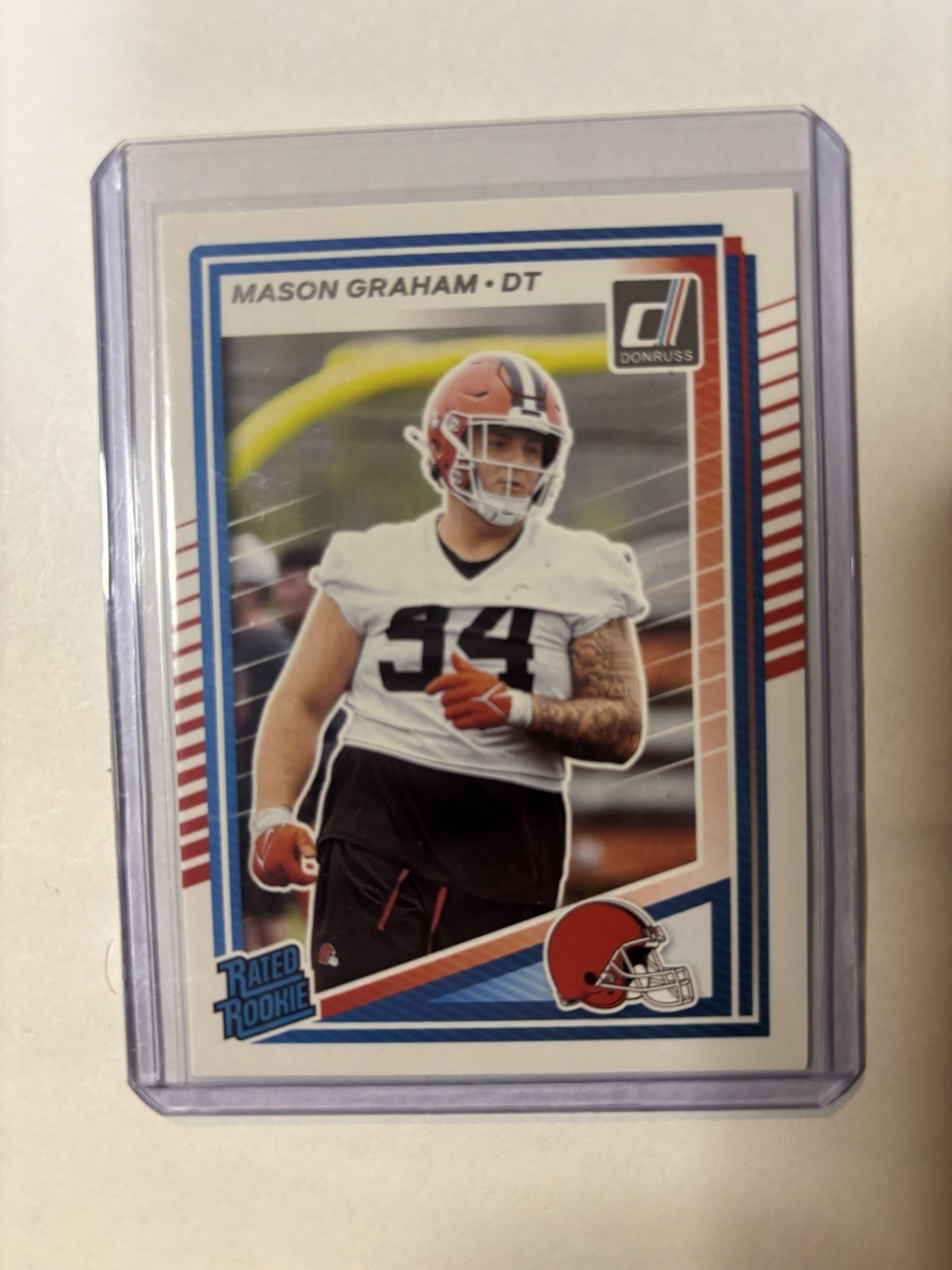 2025 Panini Donruss Mason Graham Rated Rookie Aqueous Test