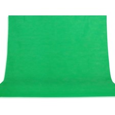 Green Nonwoven Photography Backdrop - Wrinkle-Resistant for Chroma Key
