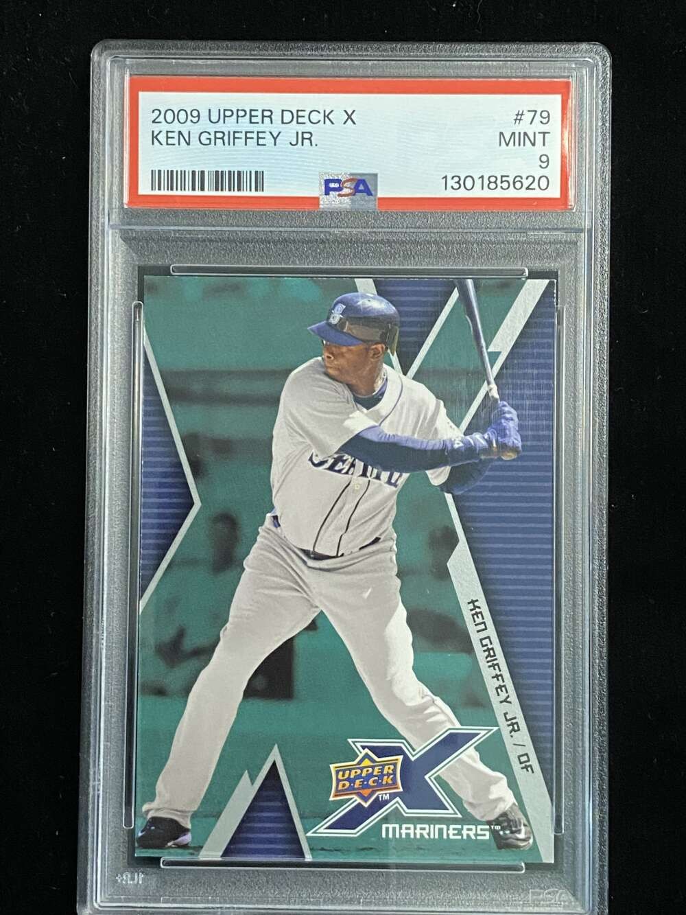 2009 Upper Deck X #79 Ken Griffey Jr. Mariners PSA 9 Mint view 1
