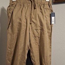 Universal Thread Brown Women's Pants with Drawstring and Pockets