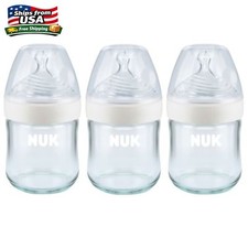 NUK Simply Natural Glass Bottle 4 oz