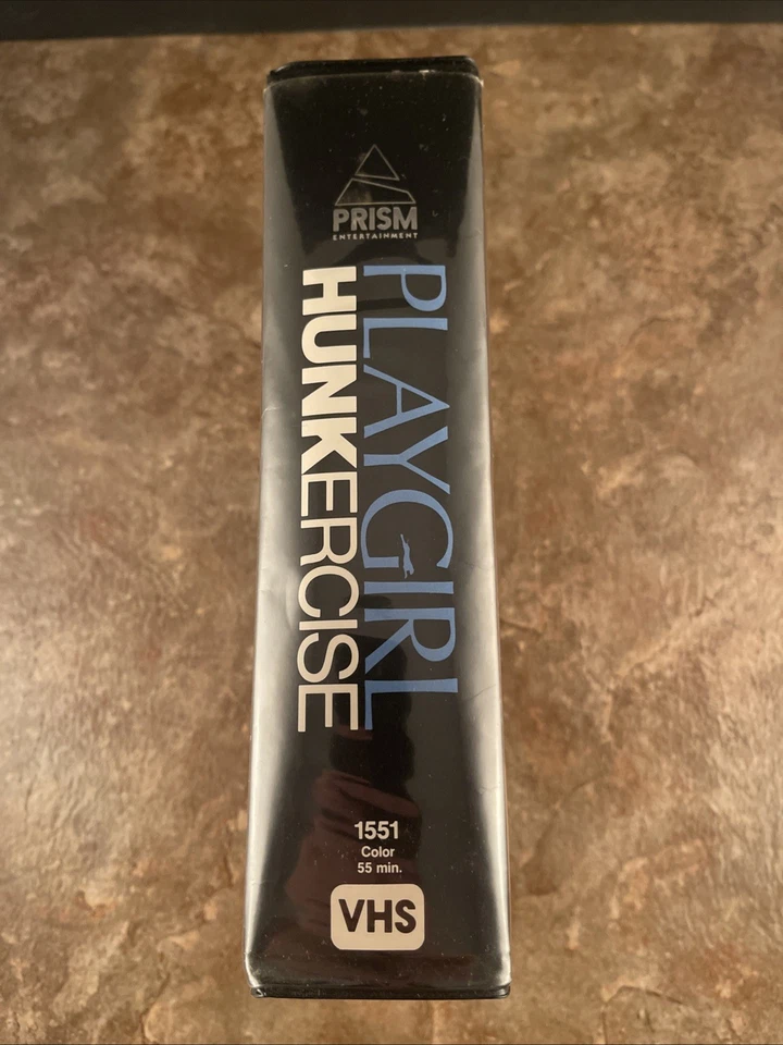 Playgirl Hunkercise:  VHS Prism Clamshell 2 Tape OOP RARE 1985 Exercise Video - Image 3 of 4