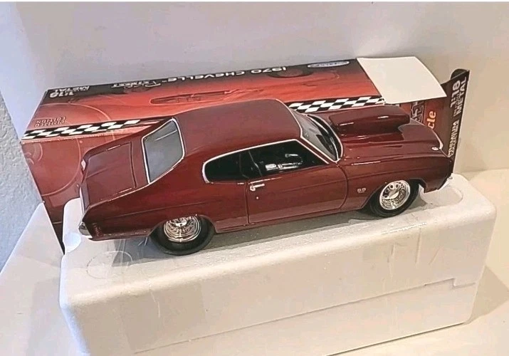 * WELLY COLECCIONABLE 1:18 1970 CHEVELLE PRO STREET EDICIÓN LIMITADA FUNDIDO A PRESIÓN *ST Foto 2 de 4