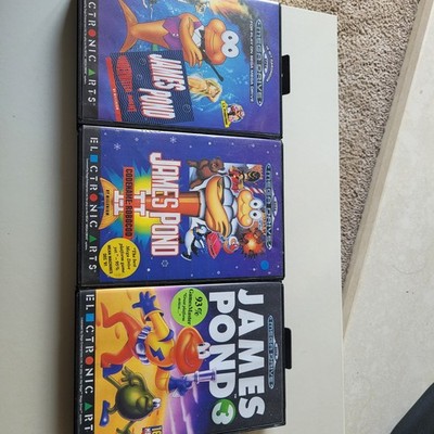 James Pond Trilogy Sega Mega Drive PAL komplett verpackt mit Anleitungen - funktionsfähig