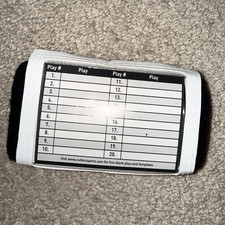 Cutters Playbook Wristband Football QB Wrist Coach Playbook Wristband