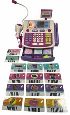 WORKS Vintage 2002 Barbie Shop With Me Cash Register w/Money 14 Cards BE-190