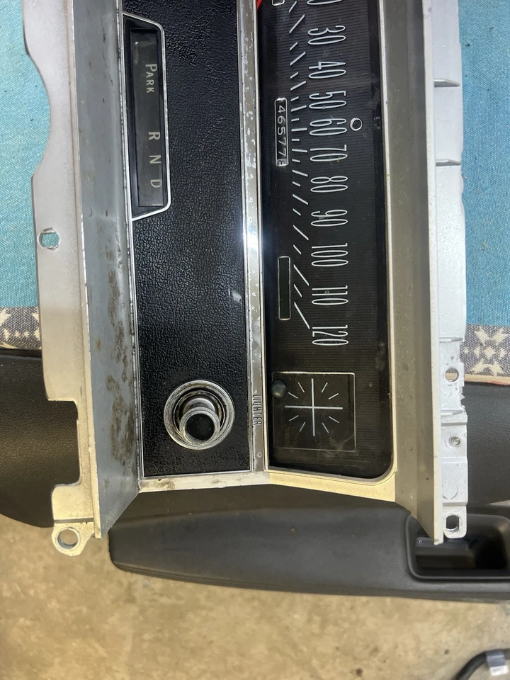 1964-1965 buick special instrument cluster 46K with surround bezel OEM - Image 2 of 4