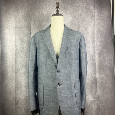 Charles Tyrwhitt Blazer 46 Long Classic Fit Cotton Business Casual Sport Coat