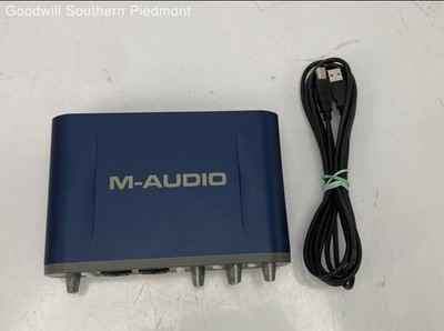 M-Audio Fast Track Pro Digital Recording Interface MIDI 2.0- No Adapter - Tested