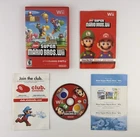 Nintendo New Super Mario Bros. Wii Multiplayer Game Manual Platformer NTSC