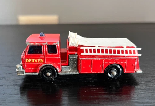 Lesney 1966 DENVER FIRE PUMPER TRUCK Matchbox Series No 29 - Vintage
