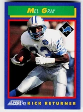 Mel Gray, 1992 Score, #60, Detroit Lions,
