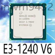 Intel Core Xeon E3-1240 V6 LGA1151 4core 3.7GHz 8MB SR327 1240V6 CPU Processor