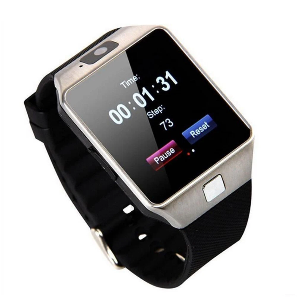 Touch screen smart watch dz09 with bluetooth camera wristwatch