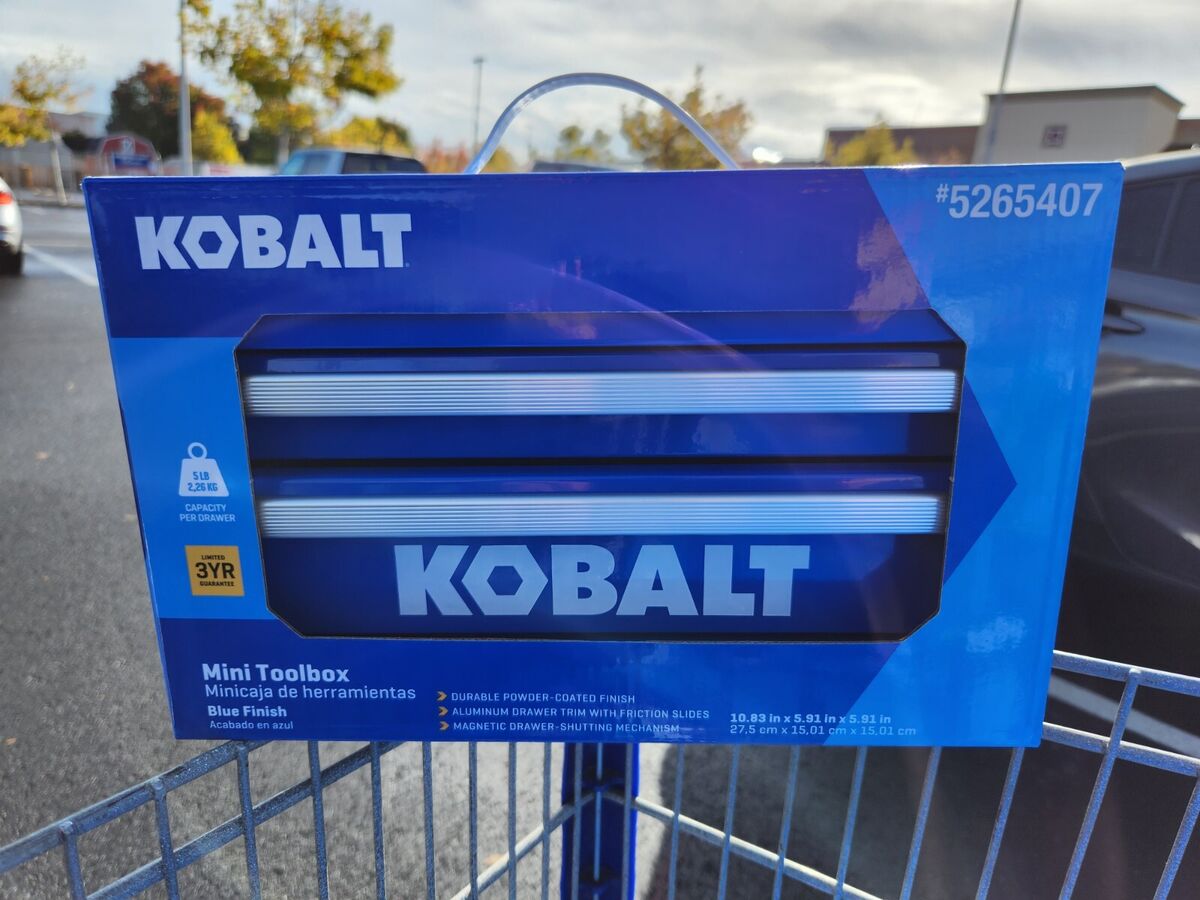 Kobalt Mini Toolbox RED *new in box* 25th Anniversary