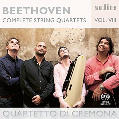 Quartetto di Cremona - Beethoven Vol 8 String Quartet Op 18 and Op 74 Harp [CD]