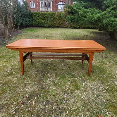70er couchtisch höhenverstellbar und ausziehbar, danish design - Bild 1 von 4