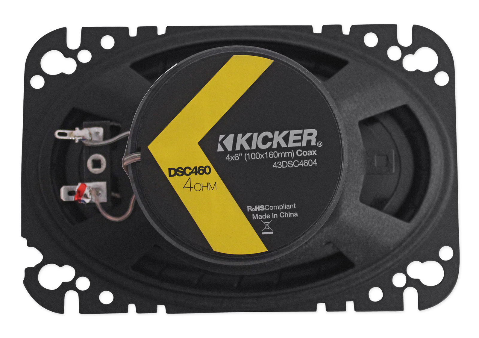 Пара Новых 2-полосных автомобильных стереодинамиков Kicker 43DSC4604 DSC460 мощностью 120 Вт 4x6 DS460