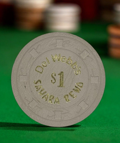 DEL WEBB'S SAHARA CASINO RENO NEVADA $1 CHIP