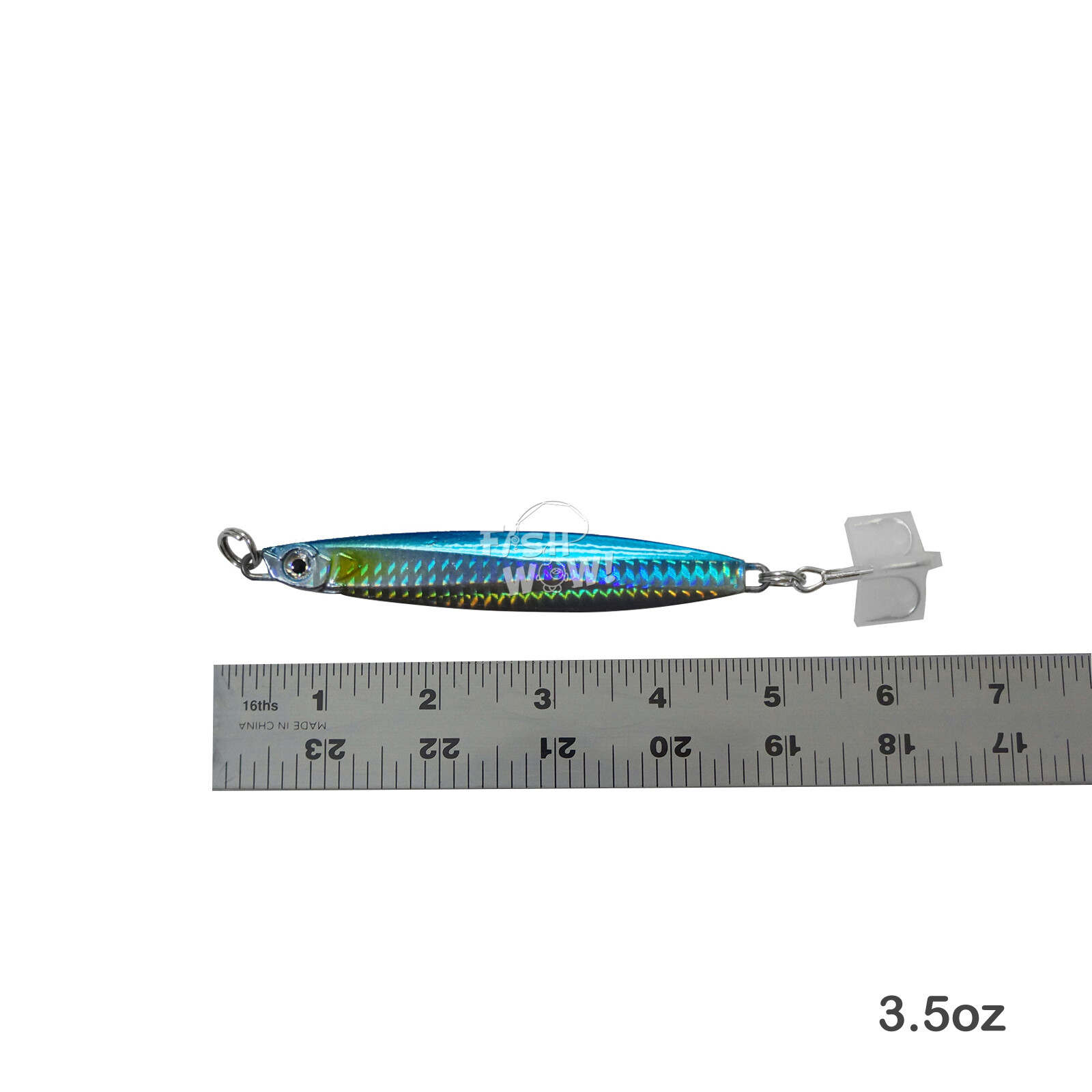 20pcs 3.5oz Colt Sniper jig 100g Vertical jig 3561D-DT MUSTAD Hook Blue Silver - Image 2