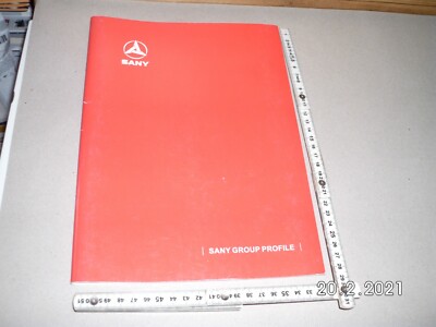 SANY GROUP PROFILE FIRMEN-BROSCHÜRE 64 Seiten NEU & RAR