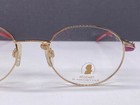 Neostyle Brille Damen Rund Gold Oval Mozart Rose Blume Germany 28 Vollrand