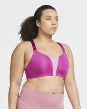 NIKE RIVAL TRAINING HIGH SUPPORT RACERBACK SPORTS BRA BQ4128-564 PLUS 42DD