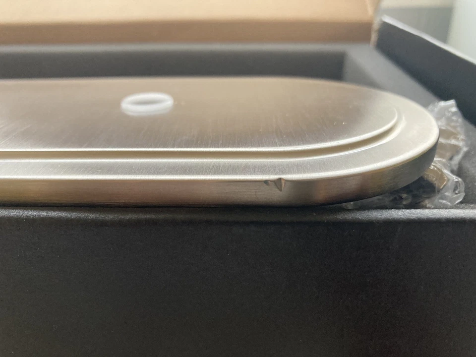 Graff Serie M Camden Placa de ajuste de 4 agujeros con asas cruzadas (níquel cepillado) Foto 2 de 4