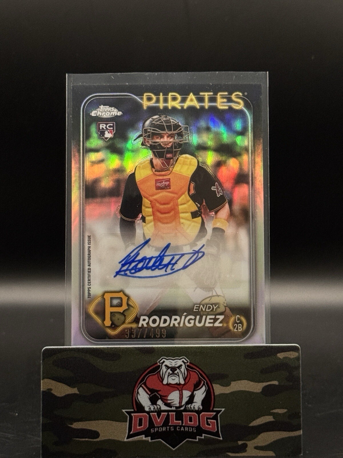 2024 Topps Chrome Update Endy Rodriguez Refractor Auto /499