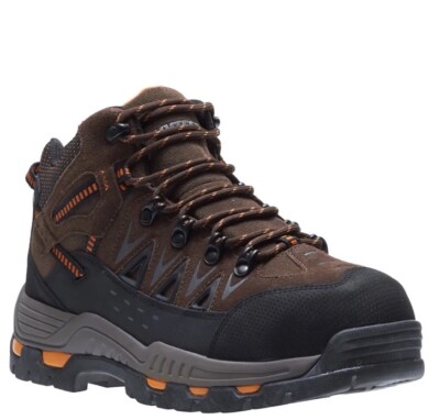 NEW Men s Size 11 M HYTEST Steel Toe MET Guard 6  Hiker Brown Work Boots K12561
