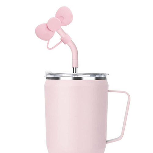 Schöne Schleife Strohhalm Abdeckungen Kappe Topper kompatibel mit 30 & 40 Unzen Becher Menge Y4 F8L4 - Bild 17 von 30