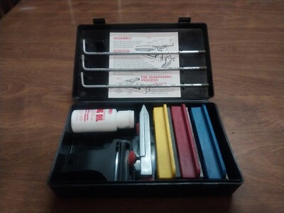 Smith's Precision Knife Sharpening Kit with Instructions and Honing Oil